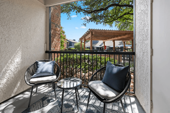 Spacious balconies/patios
